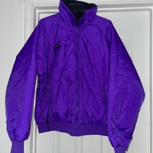 Columbia Sportswear Vintage Men's Reversible  Purple/Black Coat Size XL